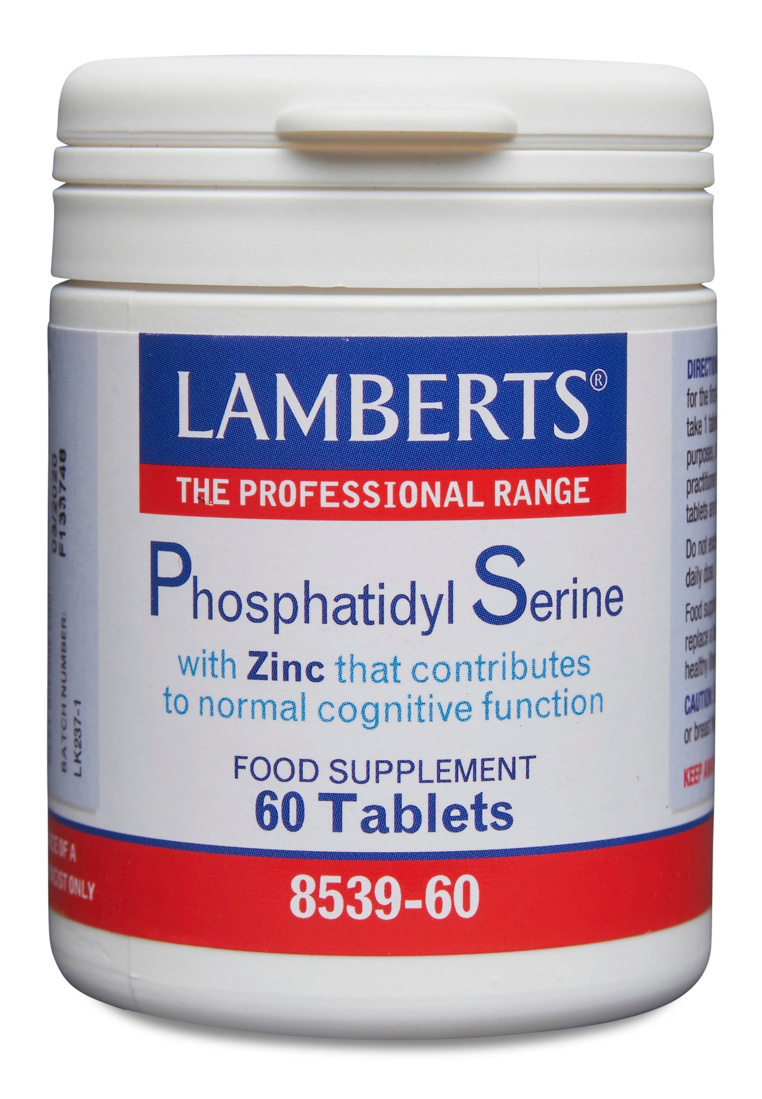 Lamberts Phosphatidyl Serine 60 Tablets