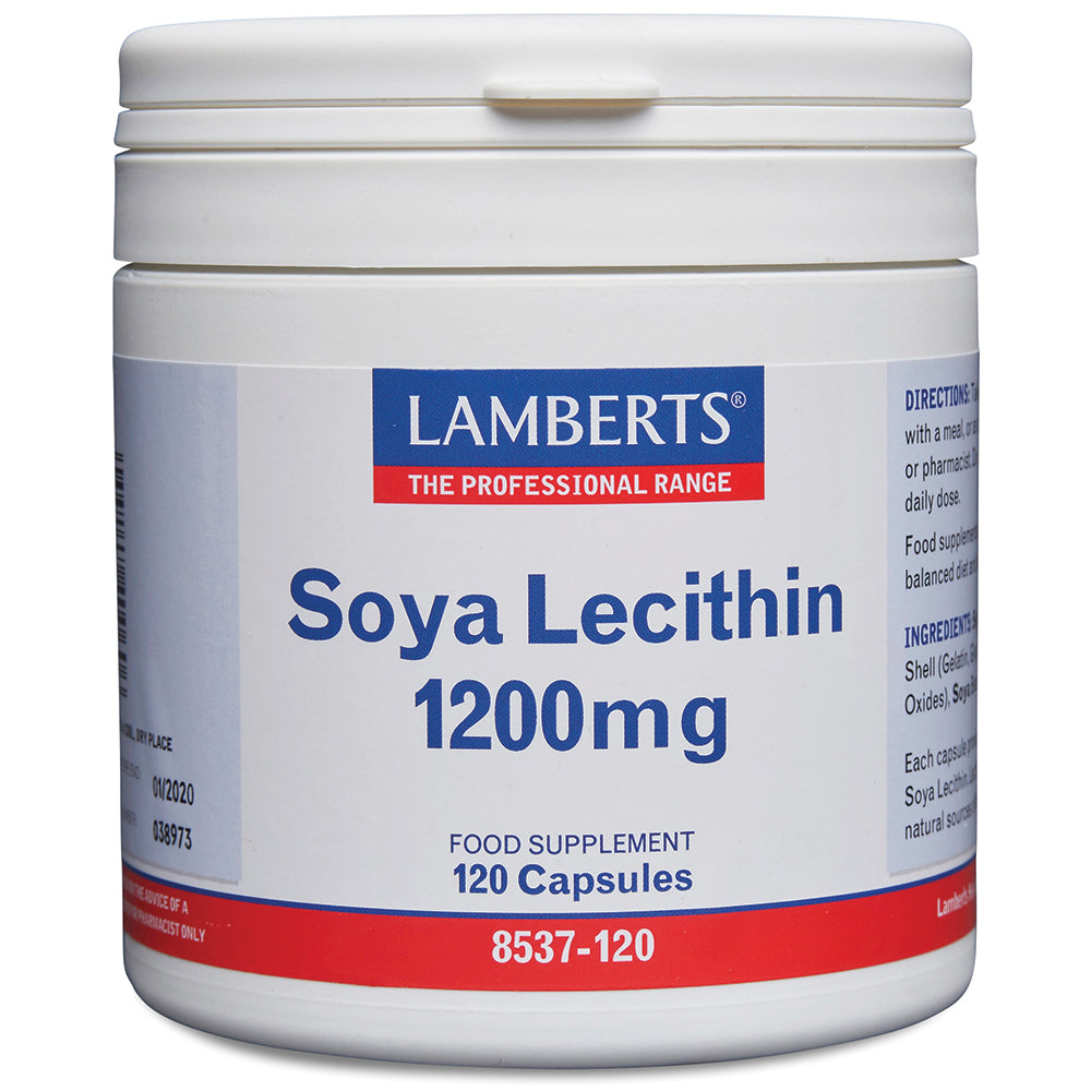 Lamberts Soya Lecithin 1200mg 120 Capsules