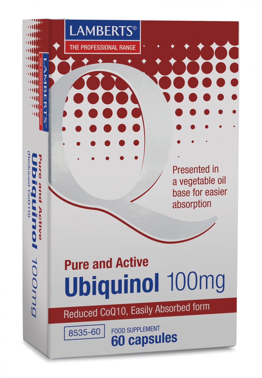 Lamberts Ubiquinol 100mg 60 Capsules