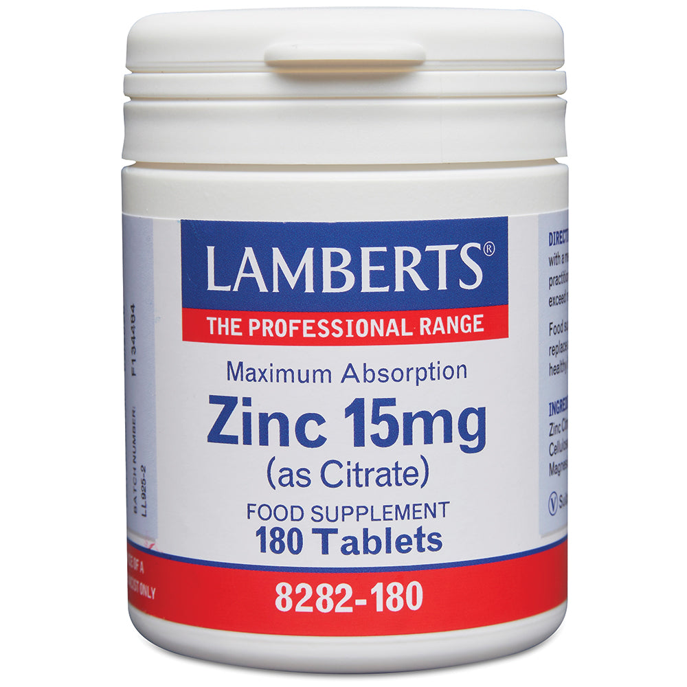 Lamberts Zinc 15mg (as Citrate)