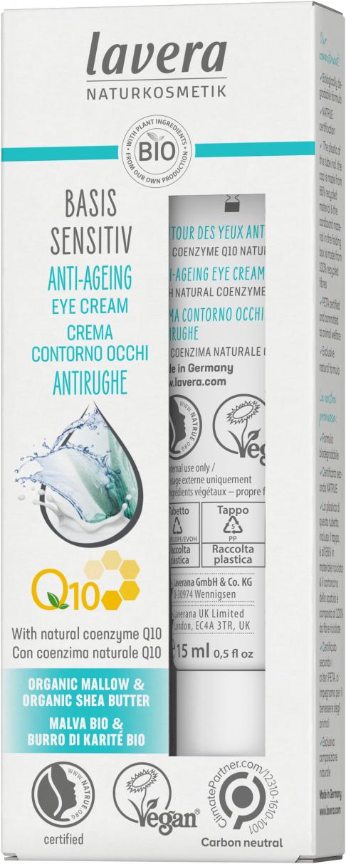 Lavera Basis Sensitiv Anti-Ageing Eye Cream 15ml