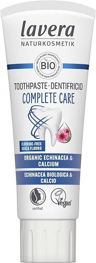 Lavera Toothpaste Complete Care Fluoride Free Organic Echinacea &amp; Calcium 75ml