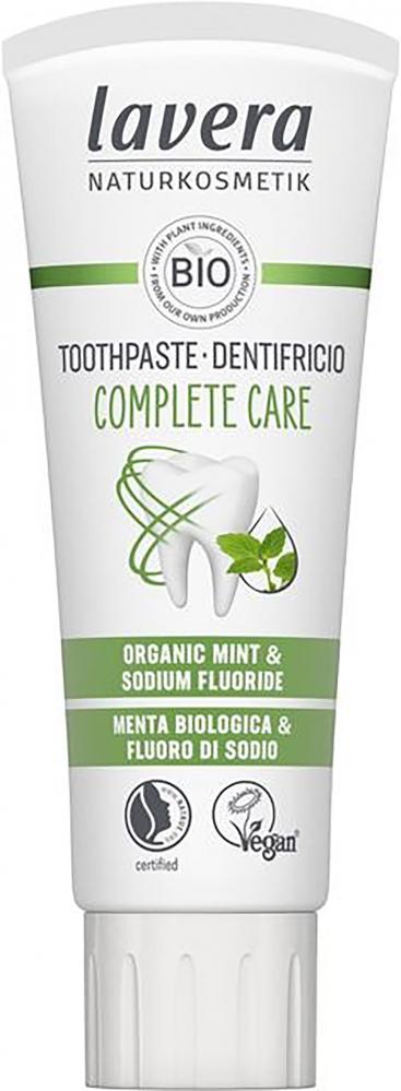 Lavera Toothpaste Complete Care Organic Mint &amp; Sodium Fluoride 75ml