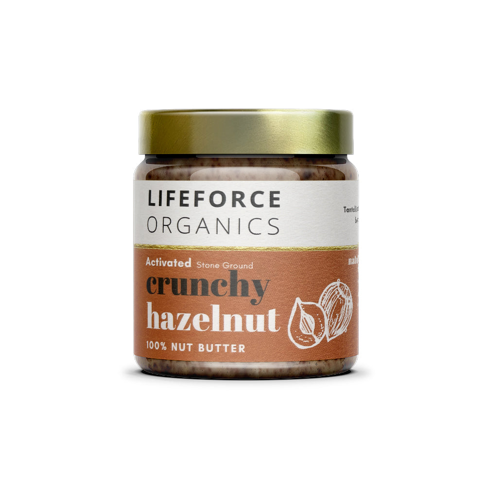 Lifeforce Organics Activated Crunchy Hazelnut Butter 220g