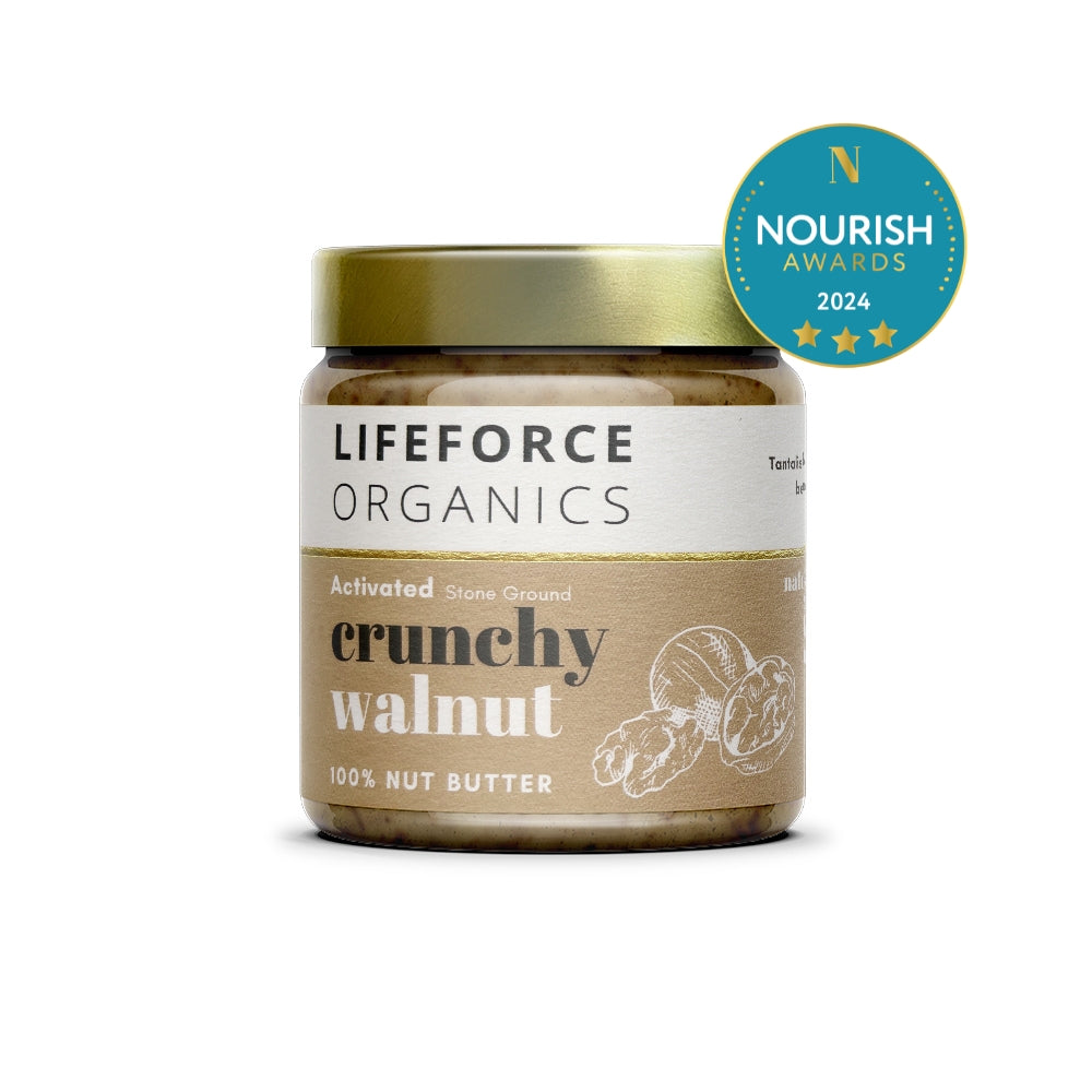 Lifeforce Organics Activated Crunchy Walnut Butter 220g