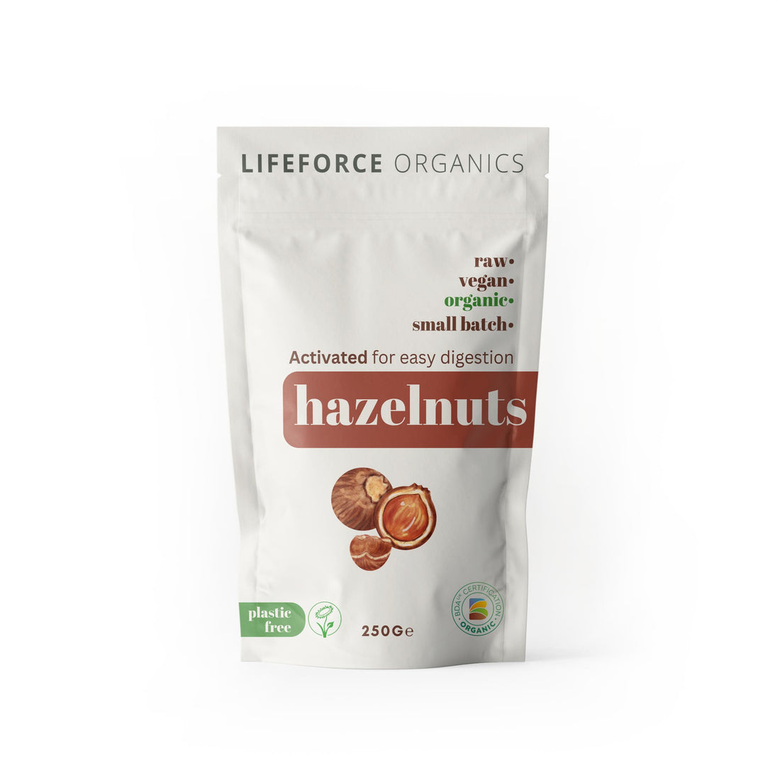 Lifeforce Organics Activated Hazelnuts 250g