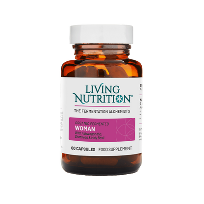 Living Nutrition Organic Fermented Woman 60 Capsules