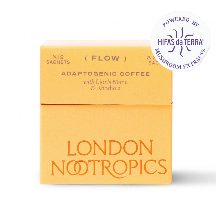 London Nootropics Flow Adaptogenic Coffee with Lion&