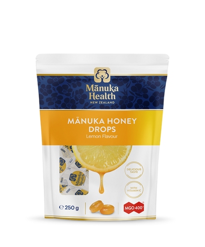 Manuka Health Products - Manuka Honey Drops Lemon Flavour 250g 58 Lozenges