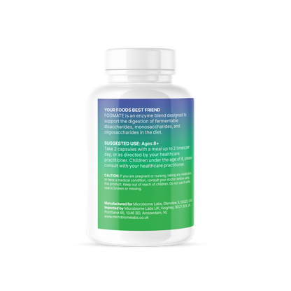 Microbiome Labs Fodmate 120 Capsules
