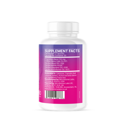 Microbiome Labs MegaSporeBiotic Active Bacteria 60 Capsules