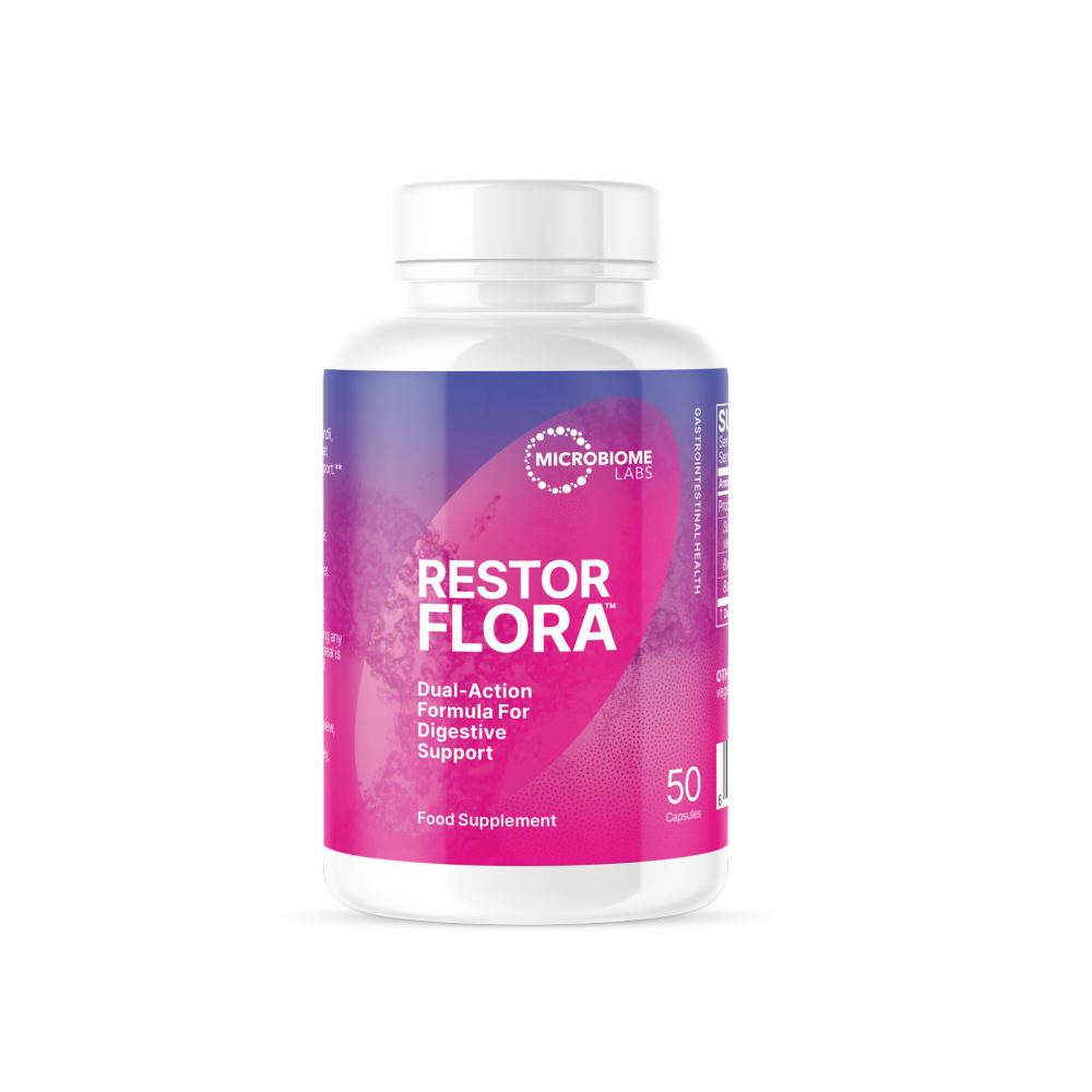 Microbiome Labs RestorFlora 50 Capsules
