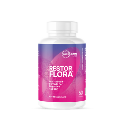Microbiome Labs RestorFlora 50 Capsules