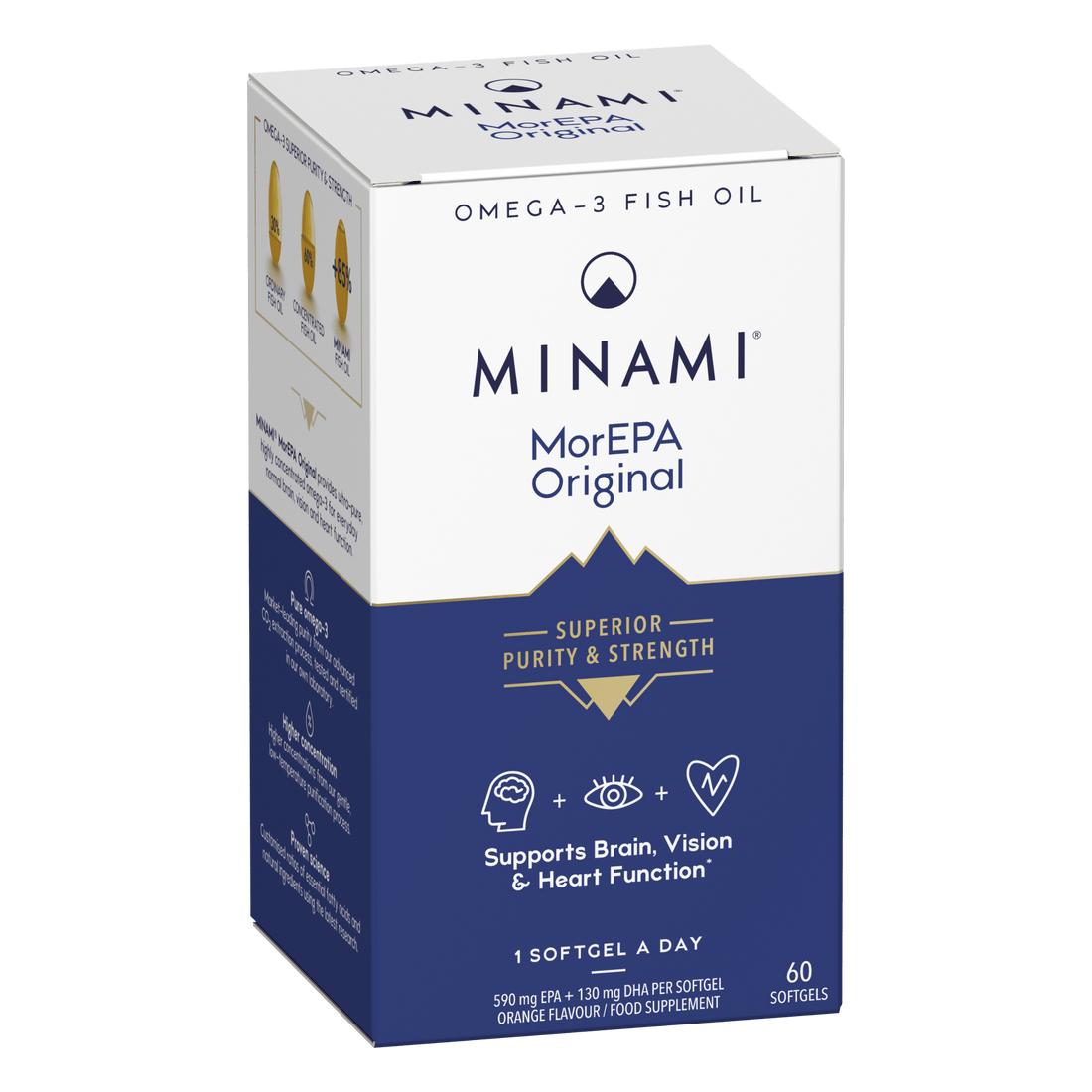 Minami MorEPA Original 60 Softgels