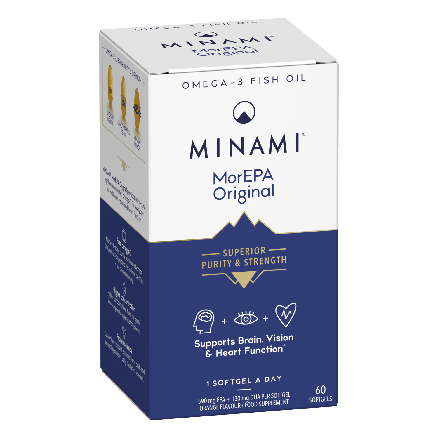 Minami MorEPA Original 60 Softgels