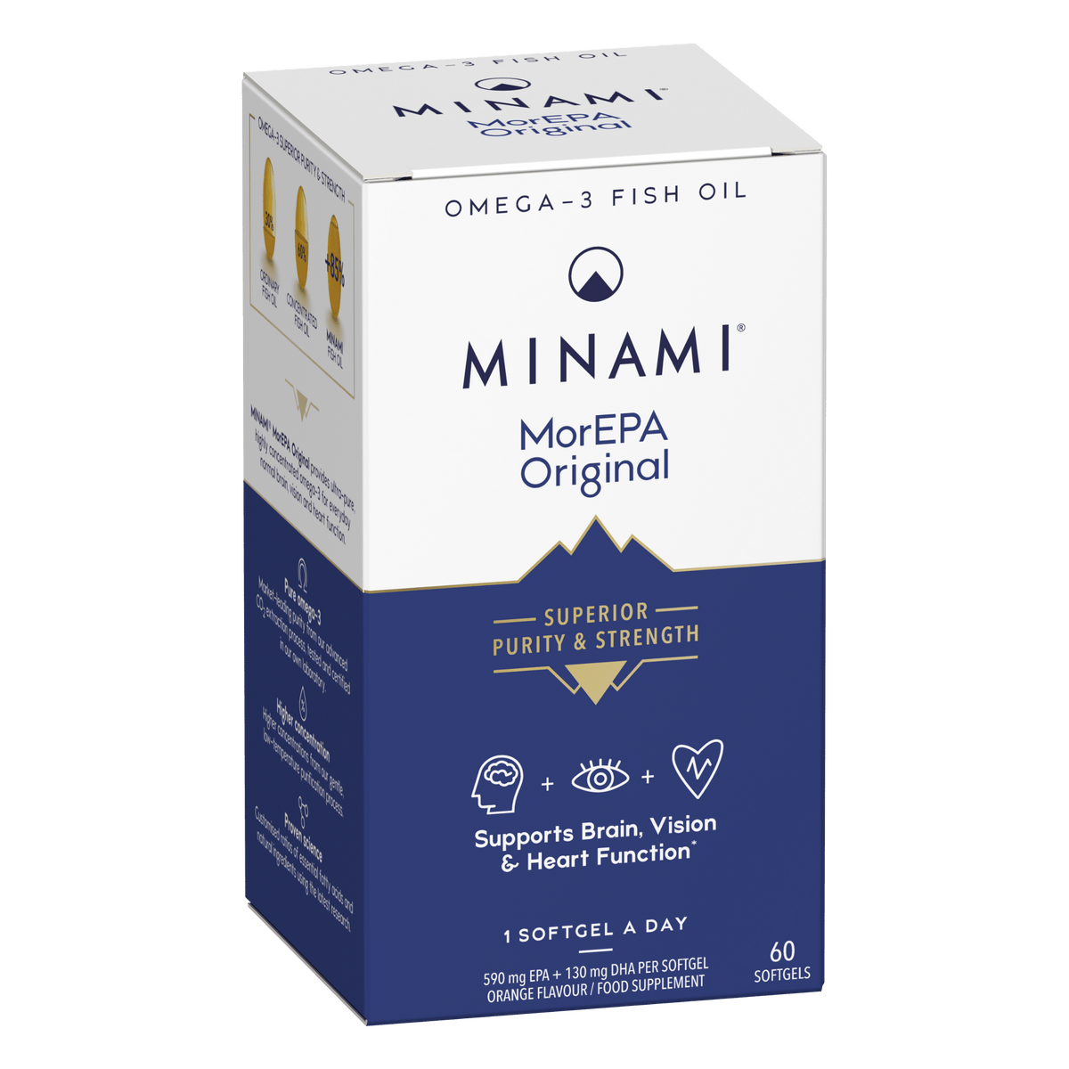 Minami MorEPA Original 60 Softgels