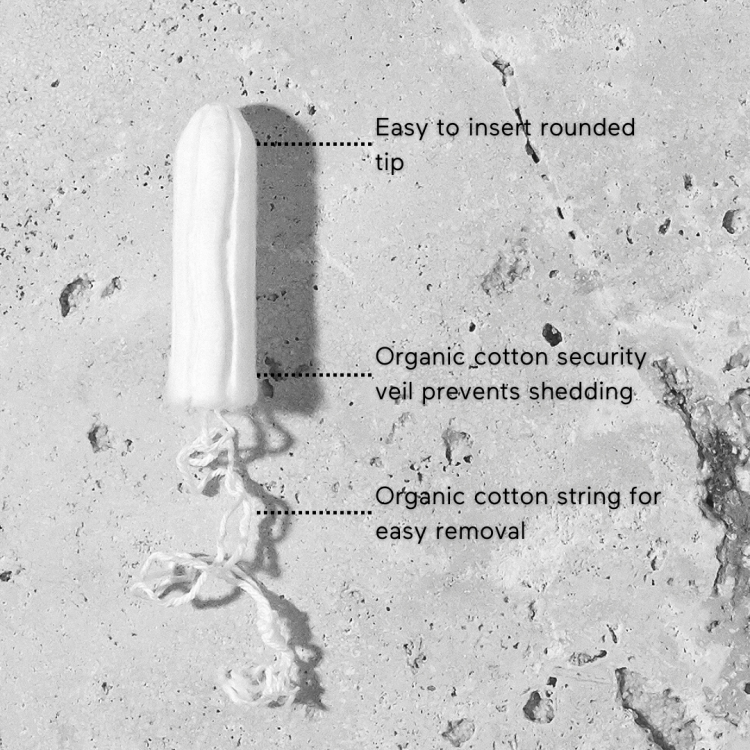 Mooncup Naked Tampons Heavy - 14 Tampons