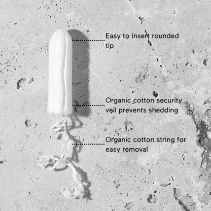 Mooncup Naked Tampons Heavy - 14 Tampons