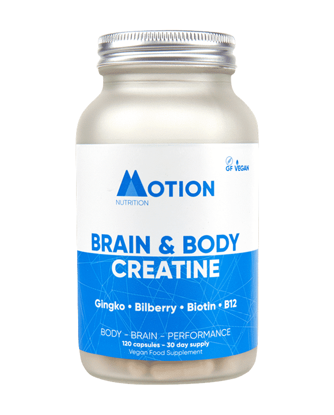 Motion Nutrition Brain &amp; Body Creatine 120 Capsules