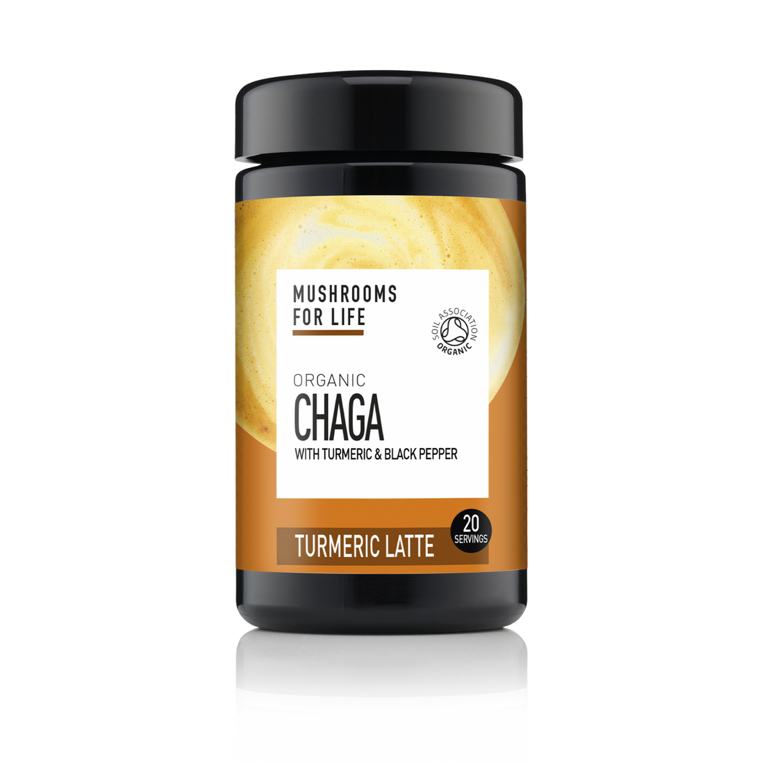 Mushrooms For Life Organic Chaga Turmeric Latte 120g