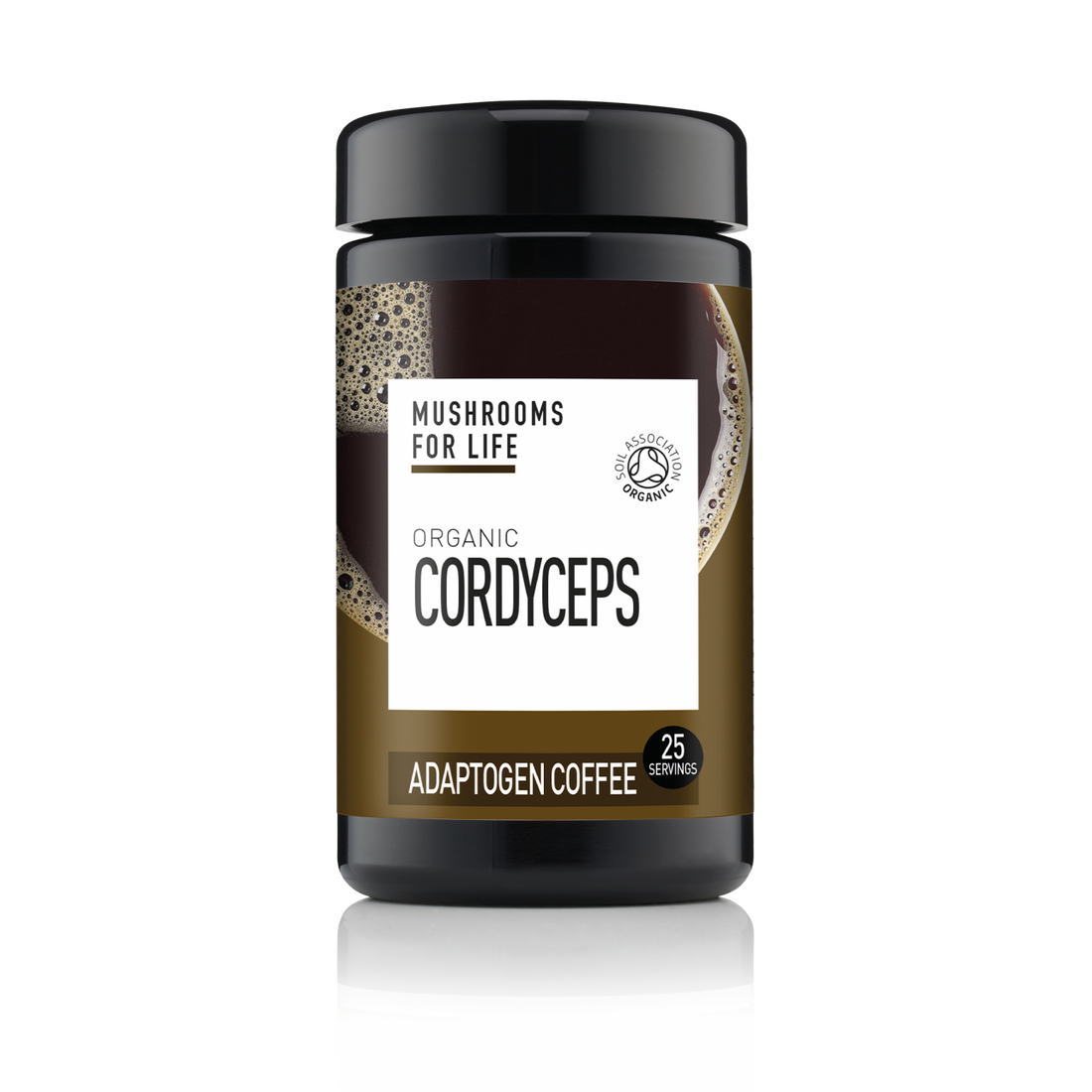 Mushrooms For Life Organic Cordyceps Adaptogen Coffee 75g