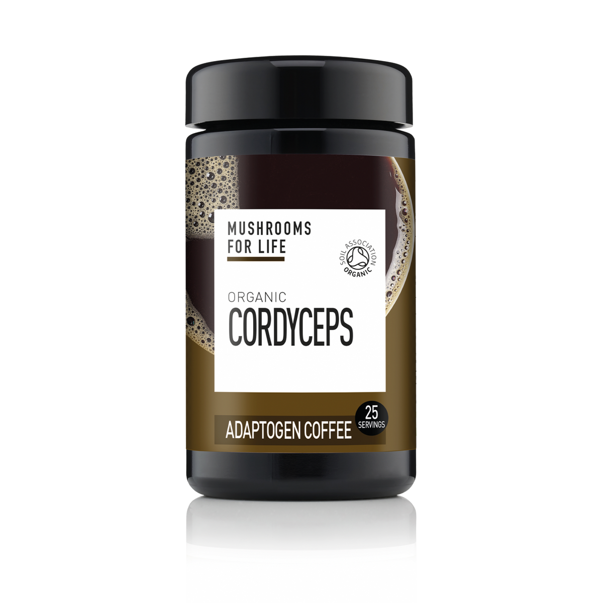 Mushrooms For Life Organic Cordyceps Adaptogen Coffee 75g