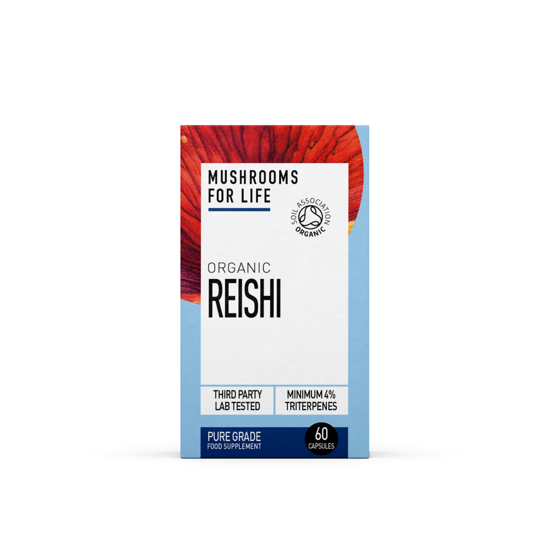 Mushrooms For Life Organic Reishi 60 Capsules