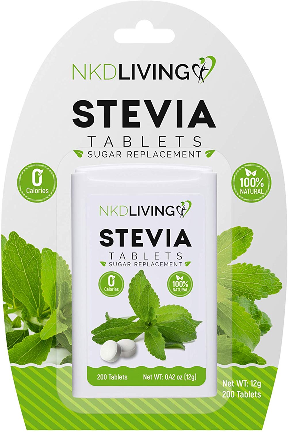 NKD LIVING Stevia Tablets 200 Tablets
