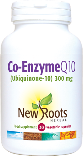 New Roots Herbal Co-Enzyme Q10 300mg 30 Capsules