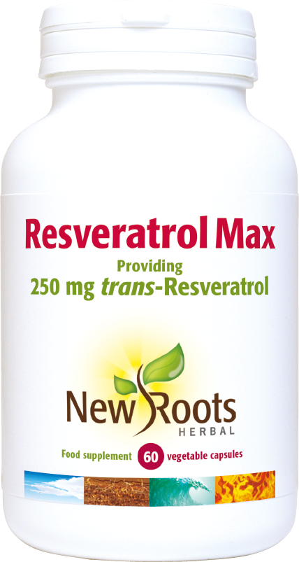 New Roots Herbal Resveratrol Max 60 Capsules