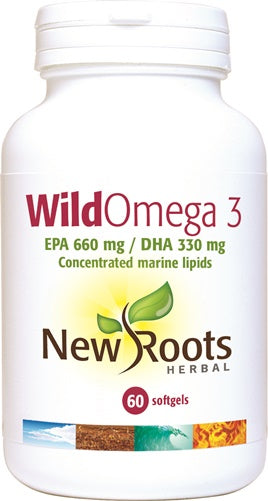 New Roots Herbal Wild Omega-3 60 Softgels
