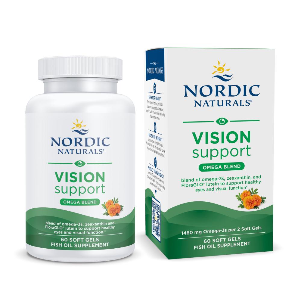 Nordic Naturals Vision Support 60 Softgels
