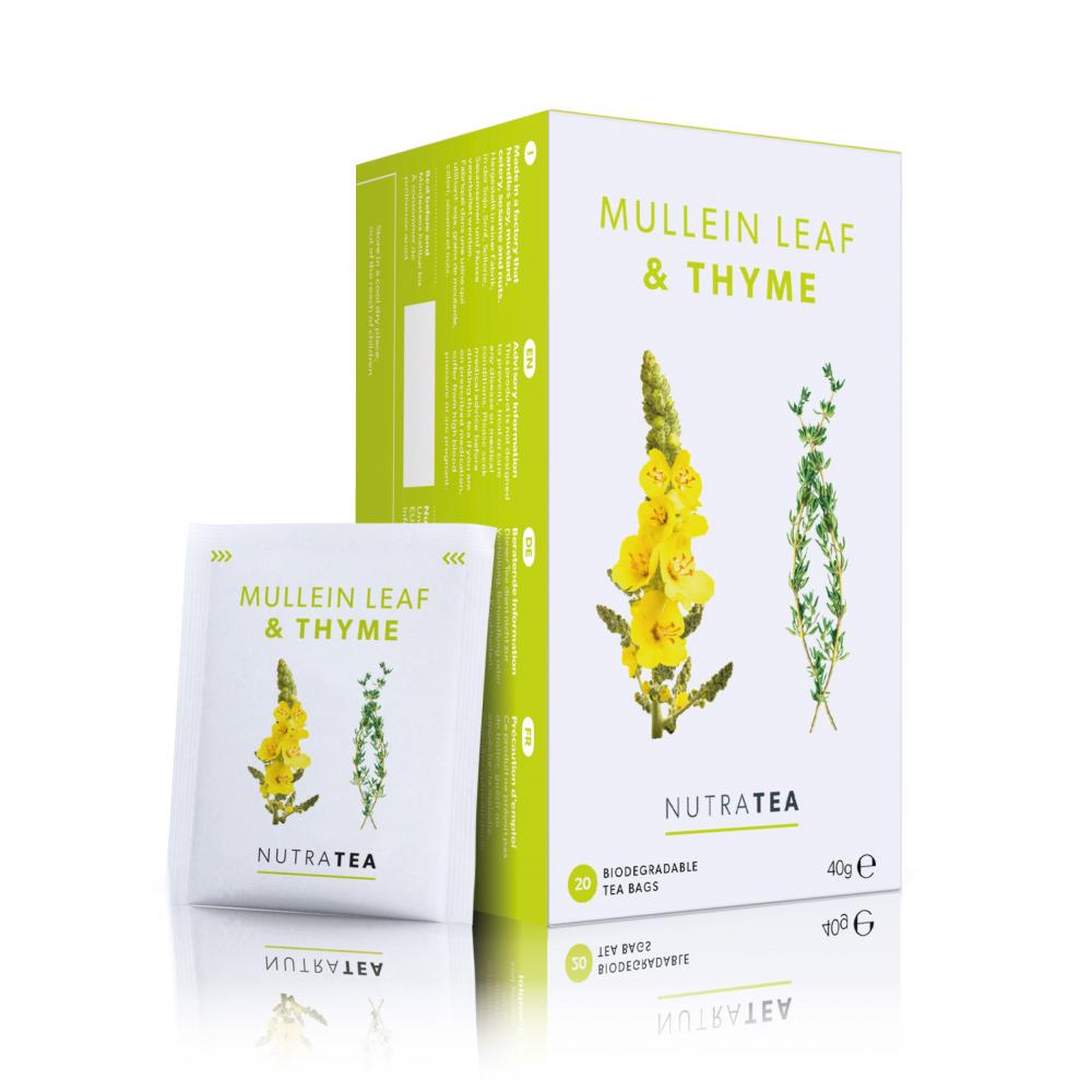 Nutratea Mullein Leaf &amp; Thyme Tea Bags 20 Tea Bags