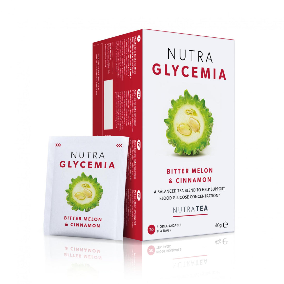 Nutratea Nutra Glycemia Tea Bags 20 Tea Bags, 40 g