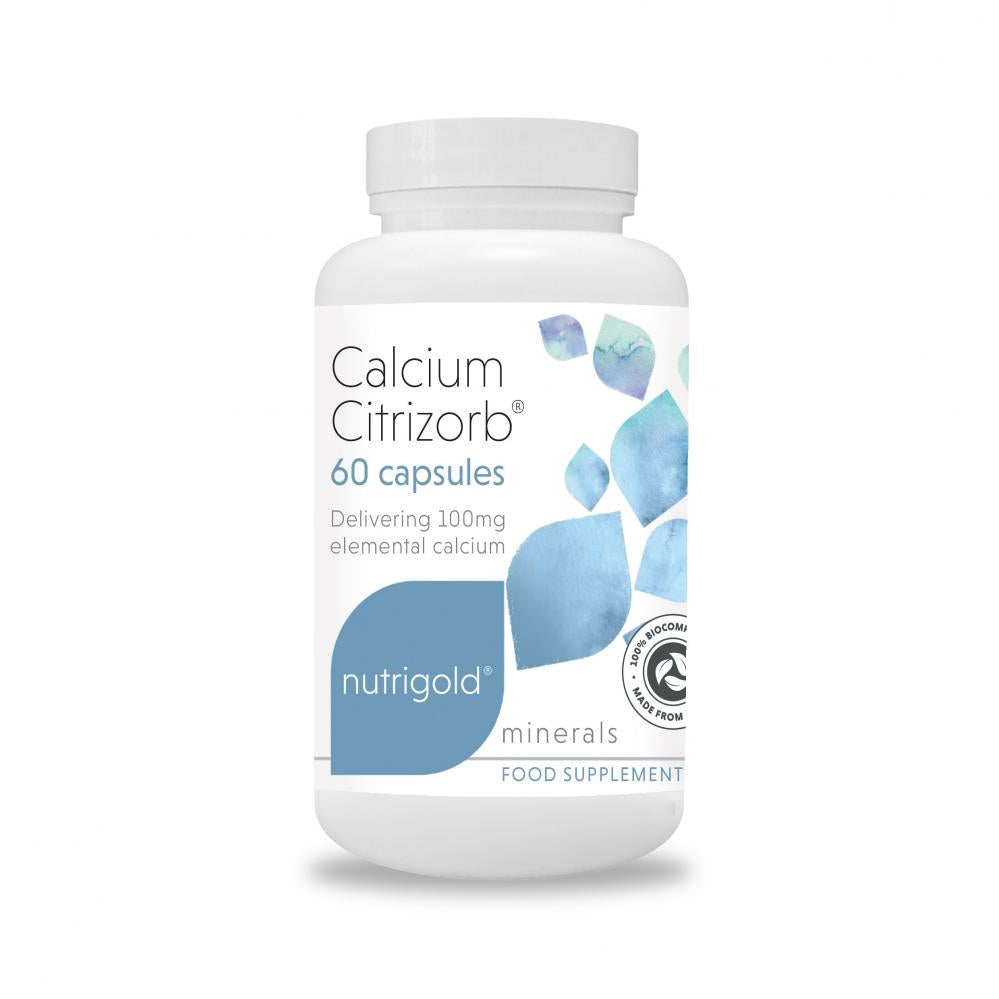 Nutrigold Calcium Citrizorb 100mg 60 Capsules