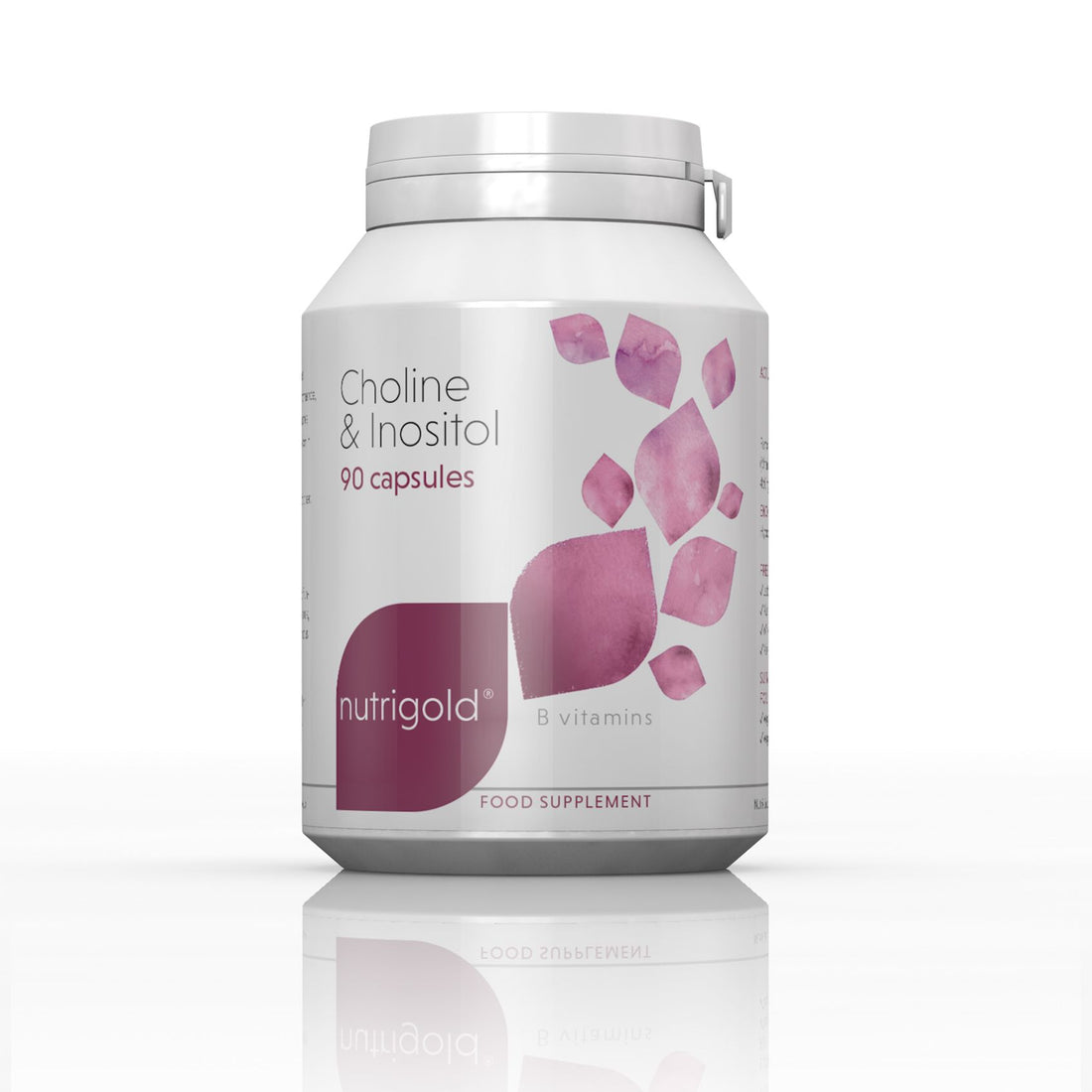 Nutrigold Choline 250mg &amp; Inositol 250mg 90 Capsules