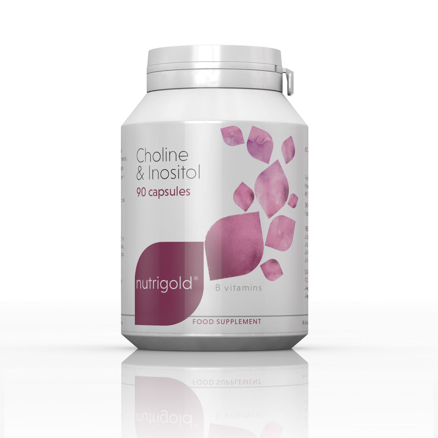 Nutrigold Choline 250mg &amp; Inositol 250mg 90 Capsules