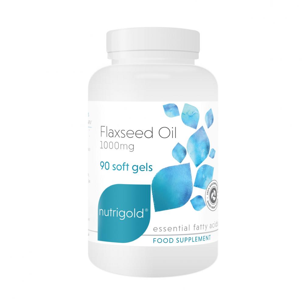 Nutrigold Flaxseed Oil 1000mg 90 Softgels