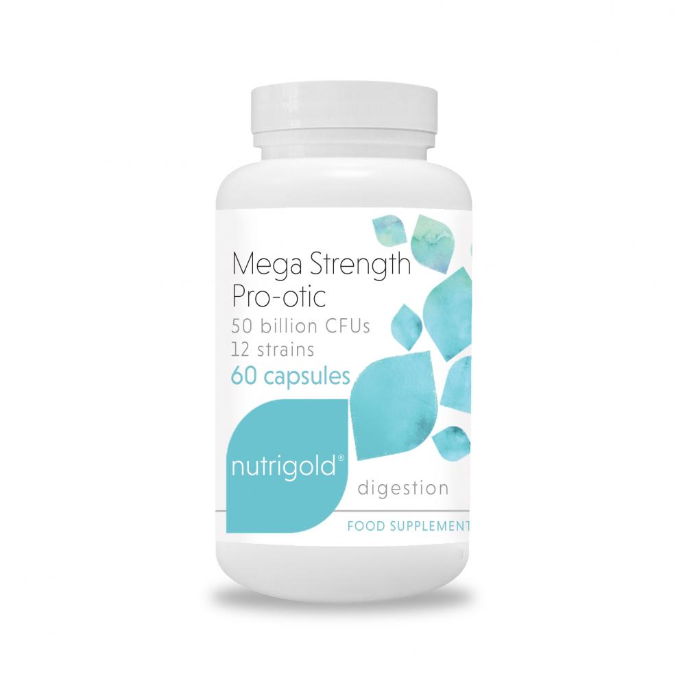 Nutrigold Mega Strength Pro-otic 60 Capsules
