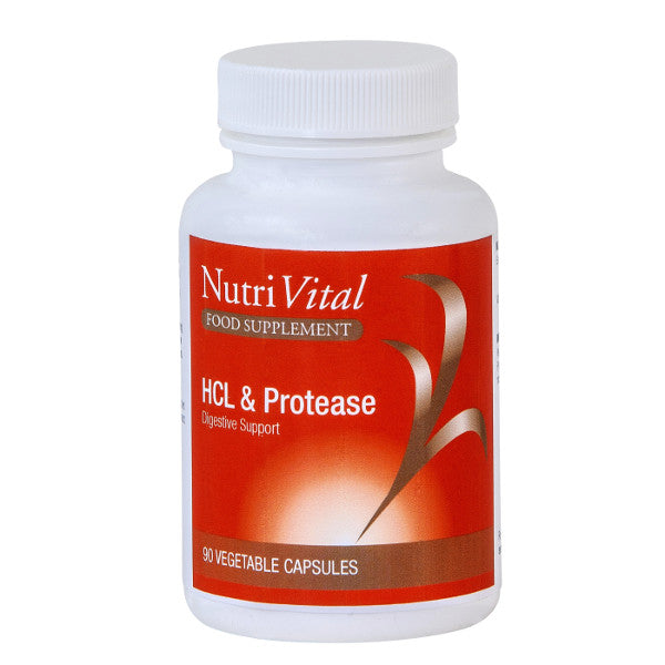 Nutrivital HCL &amp; Protease 90 Capsules