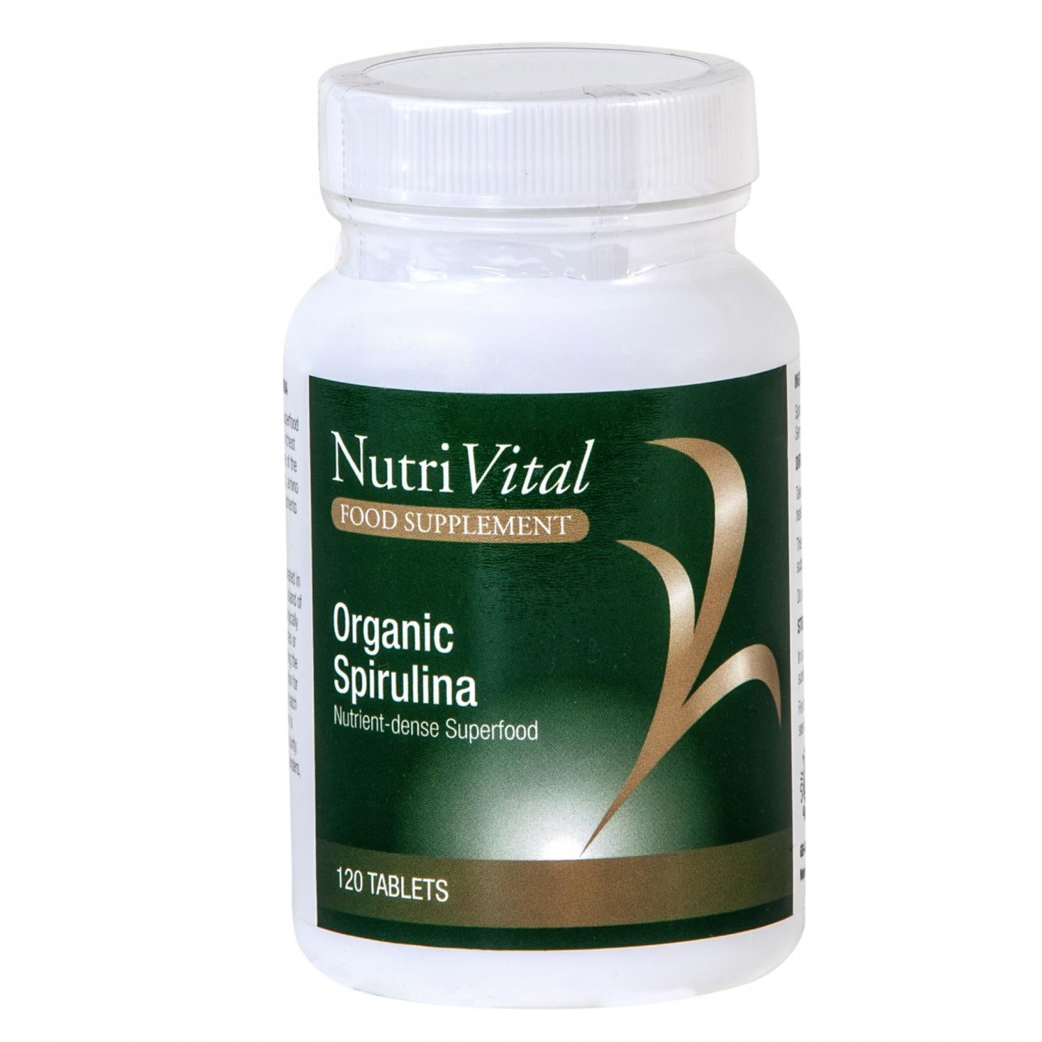 Nutrivital Organic Spirulina 120 Tablets
