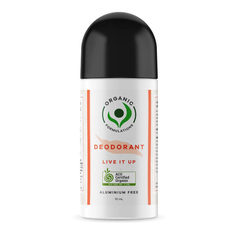 Organic Formulations Live It Up Deodorant 70ml