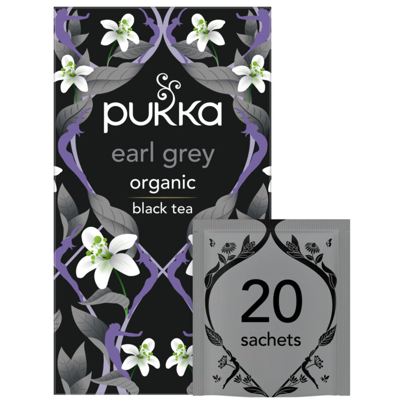 Pukka Herbs Earl Grey Organic Black Tea 20 Tea Bags