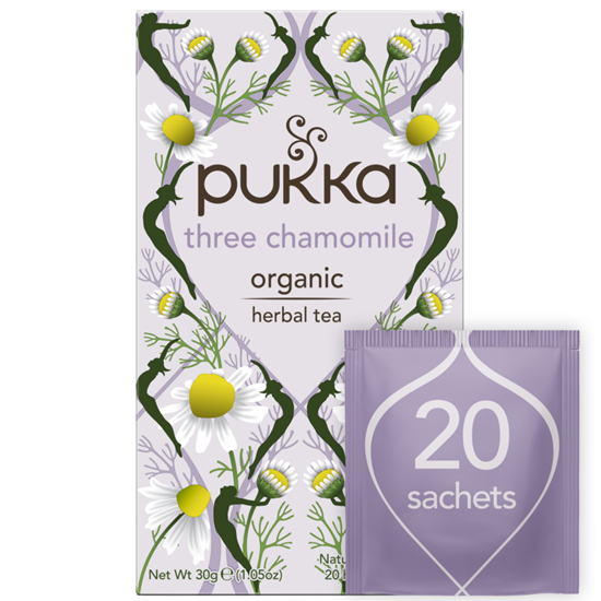 Pukka Herbs Three Chamomile 20 Tea Bags