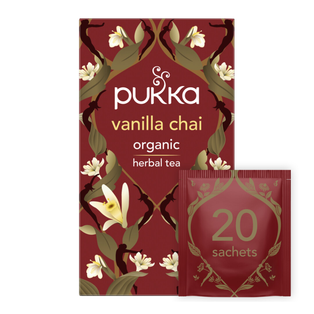 Pukka Herbs Vanilla Chai Tea 20 Tea Bags