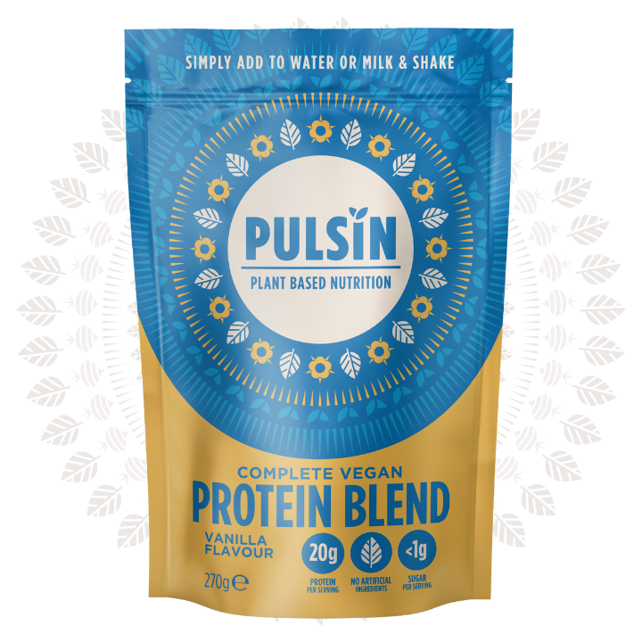Pulsin Complete Vegan Protein Blend Vanilla Flavour 270g