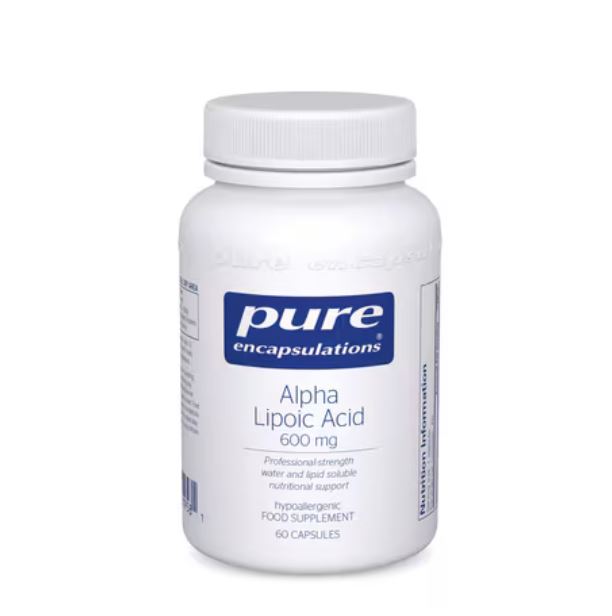 Pure Encapsulations Alpha Lipoic Acid 600mg 60 Capsules