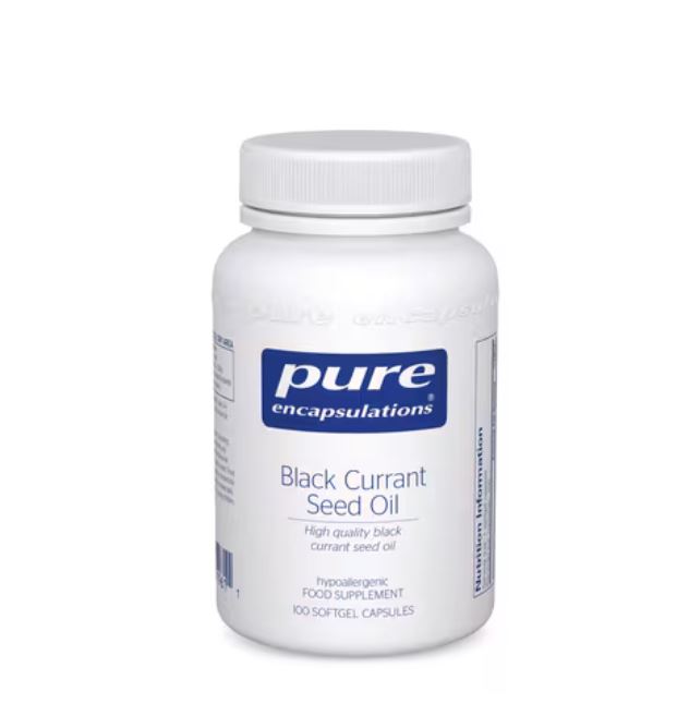 Pure Encapsulations Black Currant Seed Oil 100 Softgels