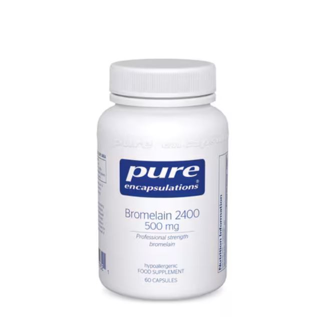 Pure Encapsulations Bromelain 2,400 500mg 60 Capsules