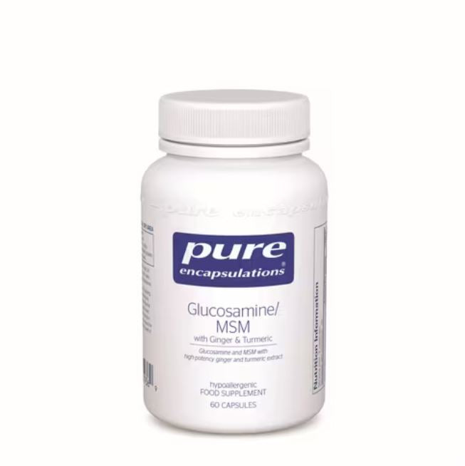 Pure Encapsulations Glucosamine, MSM with Ginger &amp; Turmeric 60 Capsules